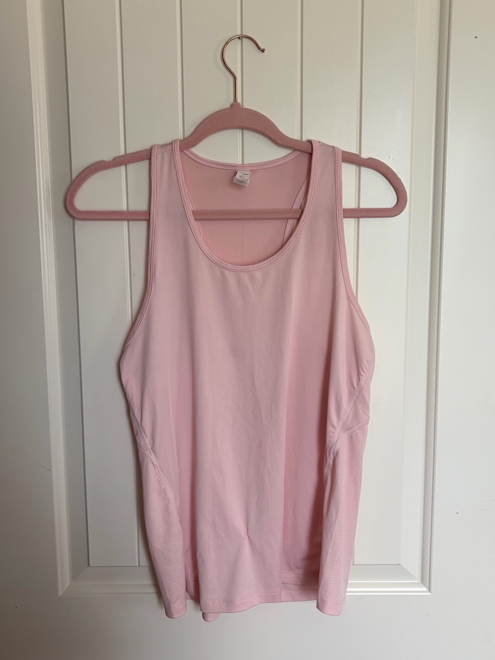 light pink athletic tank